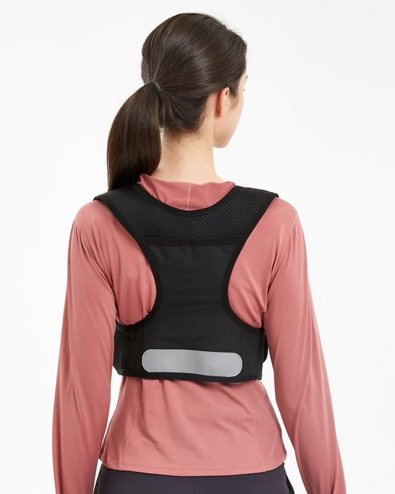 Unisex Lightweight Running Vest with Storage Pockets and Hydration Bladder Breathable Adjustable for Runners Cyclists Walking Exercise Men&Women Sport