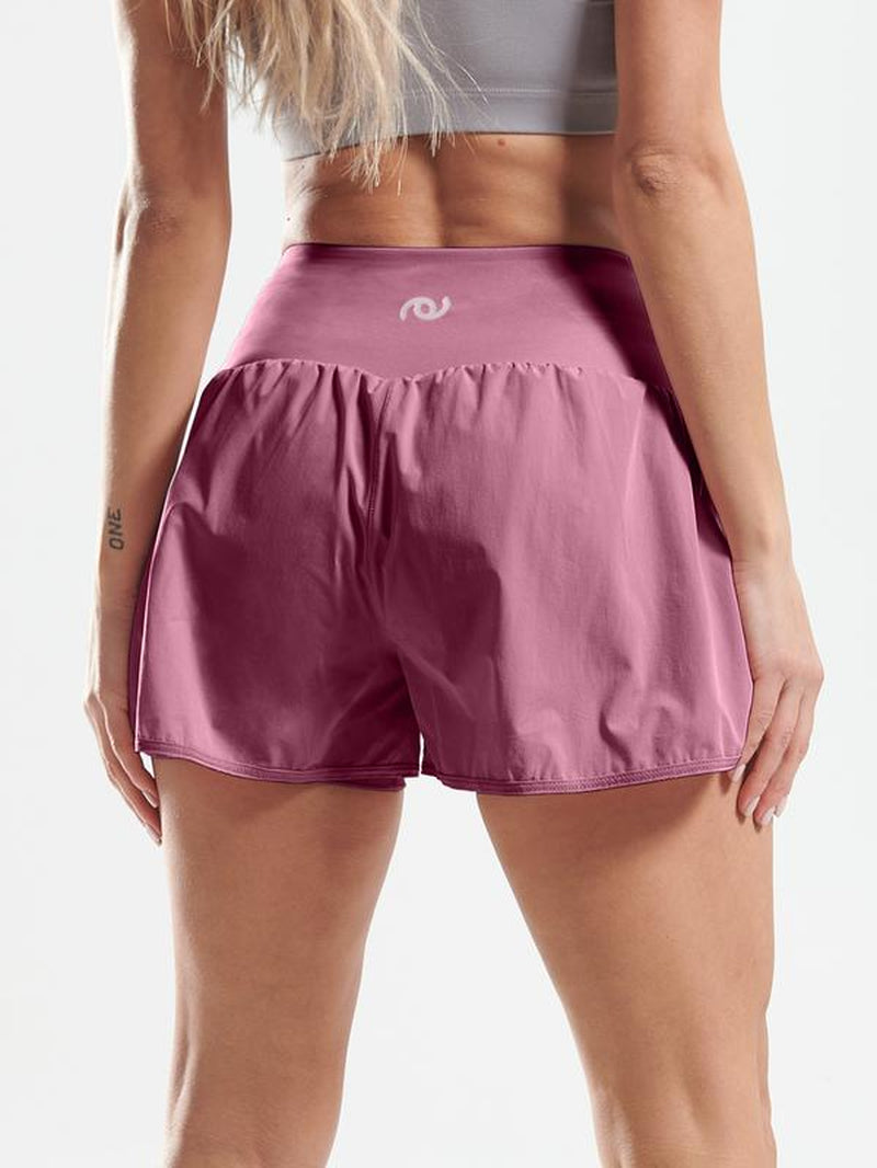 CADMUS Outdoorfun 2 in 1 Women'S Workout Shorts Athletic Gym Running Shorts for Women Sport Pro Shorts with Phone Pockets Quick Dry Comfortable